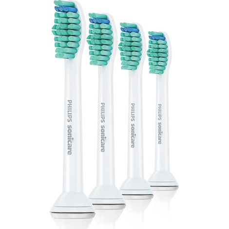 Têtes de brosse à dents sonique Philips Sonicare C1 ProResults HX6014/87, blanches (1/3)