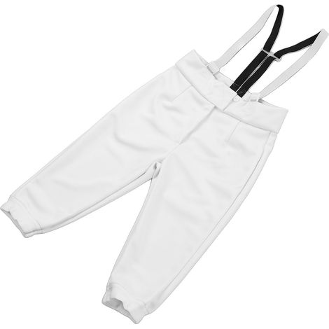 Pantalon d'escrime, tissu résistant aux coups de couteau, extensible 350N, coutures fines, pantalon d'entraînement d'escrime professionnel certifié CFA, taille 42, convient pour une taille de 150 à 15 (1/5)