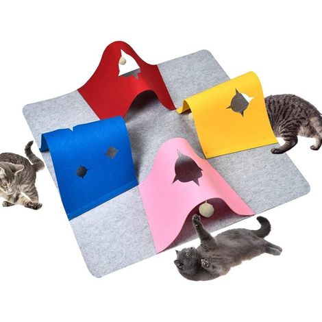 Katzenspielmatte - 4-in-1-Haustiertunnelmatte - Tunnel (1/5)