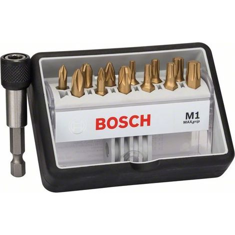 Set 12+1 puntas atornillar Robust Line M Max Grip 25  BOSCH 2607002577 (1/2)