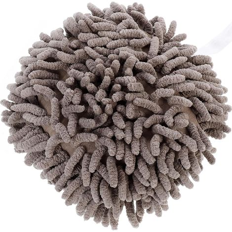 OUNONA Boule de torchon cuisine sphérique créative en chenille , absorbante et respirante , séchage (1/5)