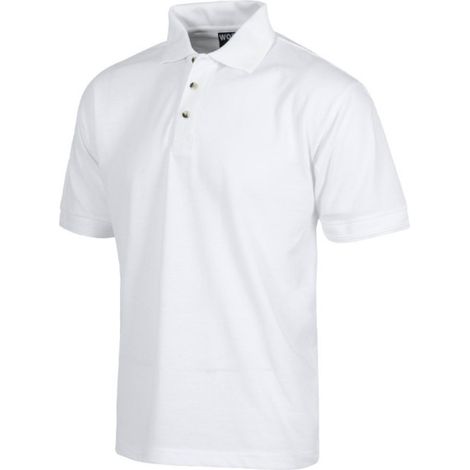 Polo industrial de manga corta y cuello clásico WORKTEAM S6500 XXL Blanco