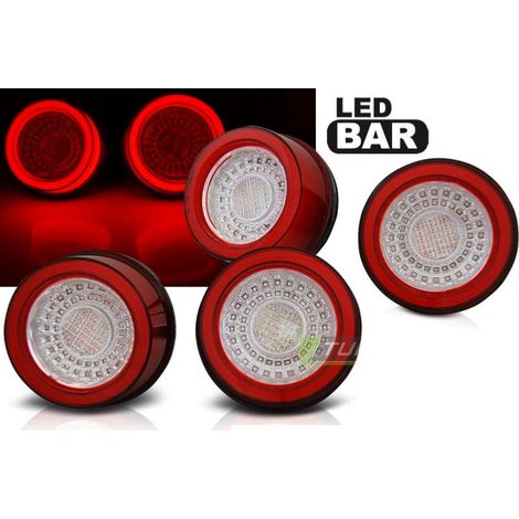 Paire de feux Ferrari F355/F360 94-05 FULL LED Rouge Blanc (1/3)