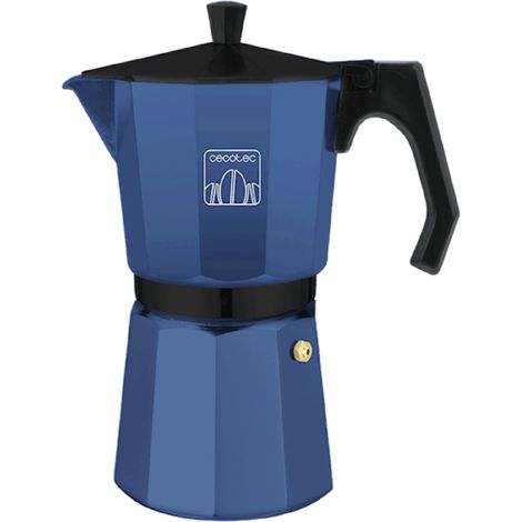 Cecotec Italienische Kaffeemaschine Italiensicher Espressokocher Cumbia Mokclassic 1200 Blue