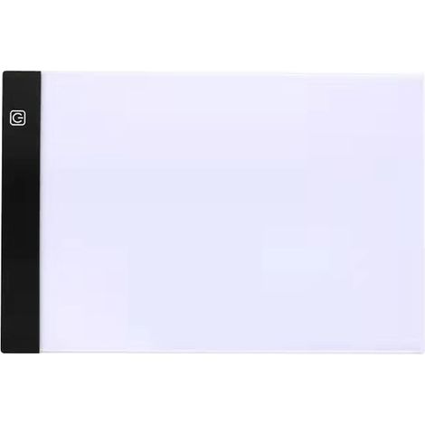 Tablette à dessin LED A4 - Table lumineuse/Tableau lumineux - Portable Blanche (1/2)