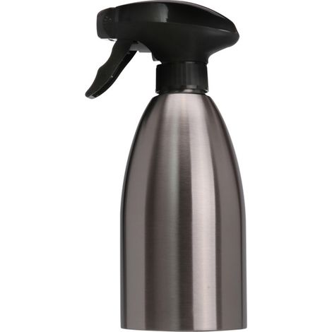 Frasco pulverizador en acero inoxidable de 500 ml para cocina, barbacoa y ahumado en exterior (color plata). (1/5)