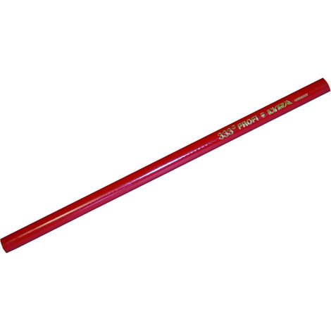 Matita da falegname e muratore rossa (333) mm.300 - 10 pz