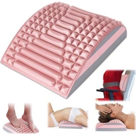 Appareil de Massage du Dos et de la Nuque - Back Stretcher Relaxation, Correction de la Colonne Vertébrale,Étirement du Dos, Soutien (1/4)