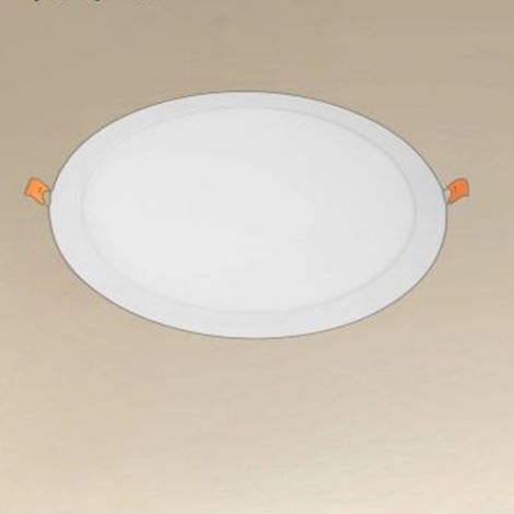 TRADE SHOP - Pannello Led 24 Watt Da Incasso Rotondo Bianco ø300mm Luce 3000k-6500k Ip20 00069 -
