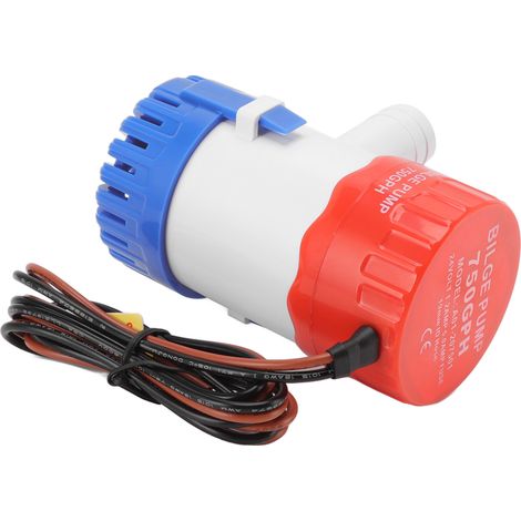 Pompe de cale submersible 24V 750GPH pour bateau, piscine et spa, moteur refroidi à l'eau