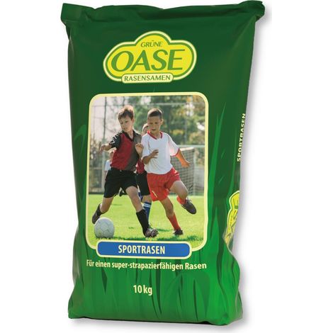 Oase Sportrasen 10 kg Rasensamen Grassamen Spielrasen Sportrasen Strapazierrasen