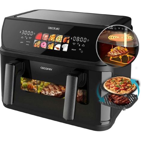 Cecotec Cecofry&Grill Duoheat 10000 negra freidora de aire (1/5)