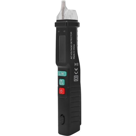 Stylo détecteur de tension alternative avec arrêt automatique, écran HD, testeur de tension haute sensibilité 12-1000 V (1/5)