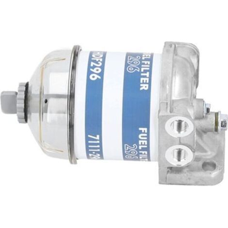 Kit Filtre à Carburant 7111-296 Compatible Tracteur Massey Ferguson 133 135 140 145 165 168 175 178 (1/4)