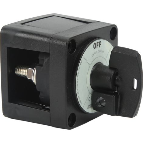 Interrupteur de coupure batterie 300A 2 positions M10 IP66 cuivre étamé pour camping-car bateau (1/5)