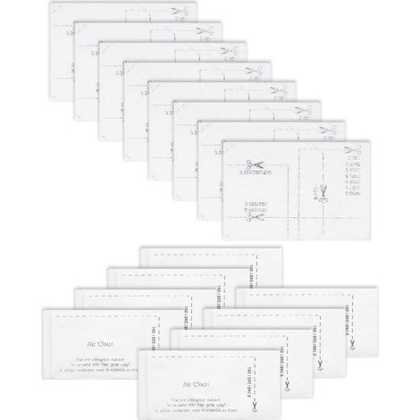 16 Filtres Aspirateur - Filtre Moteur - Filtre Sortie d'Air - Haute Efficacité Anti-Poussière et Pollen pour Miele C1 C2 C3 Série S - Blanc - 8+8 Unités (1/5)