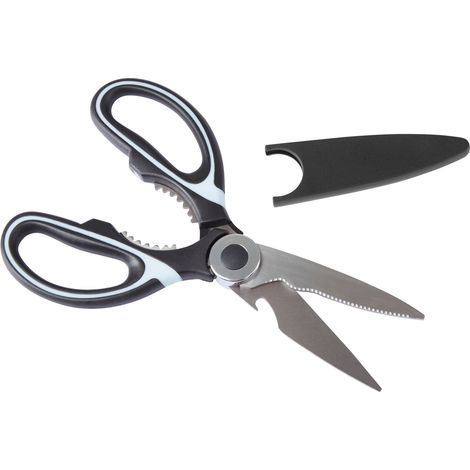 Interiors by Premier Multipurpose Black And Pastel Blue Scissors, Eronomic Sharp Scissors, Comfortable Stainless Steel Scissors (1/5)