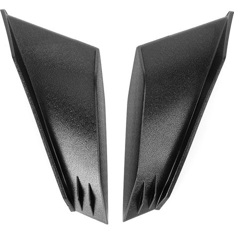 Paar universelle aerodynamische Motorradspoiler, schwarzes Stabilisierungsset, kompatibel mit Honda und Yamaha, Karosseriezubehör (1/5)