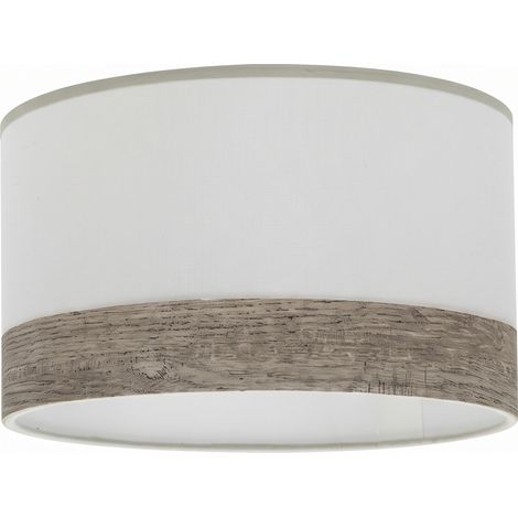 Cloe lampadaire e27 blanc/bois/gris 40dx40dx20h (1/3)