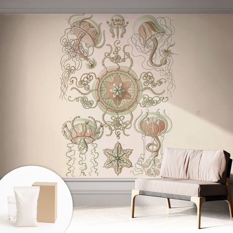 Papier peint intissé avec imprimé installation simple qualité excellente sans désordre - Colle incluse gratuite Monde sous-marin 312x219 cm (1/5)
