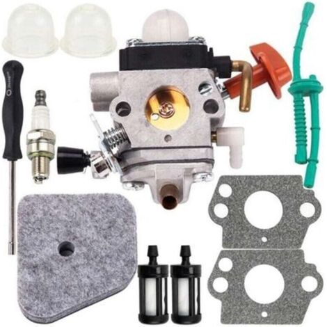 Kit carburatore per decespugliatore STIHL FS 87 FS90 FS100 FS110 FS130 HL90 HL95 HL100 HT100 HT101 KM90 KM100 KM110 SP90, XU, Carburatore C1Q-S174 - (1/4)