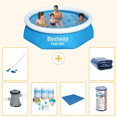 Bestway Bestway Fast Set Ronde - 244x61 cm - 7-pièces S21408 (1/5)