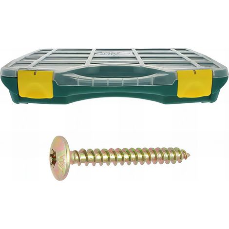 Coffret w 14 vis penture torx acier zingué bch diam 6 & 7 - 370 pc mm