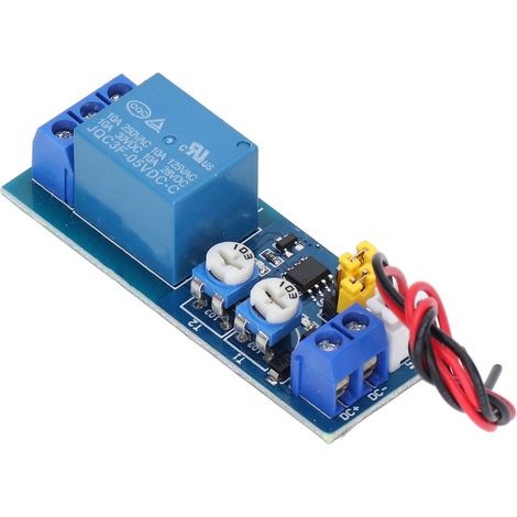 Module Relais Temporisé Réglable, Cycle Infini, Modes Minuterie Simple, Contrôle 5V (1/5)