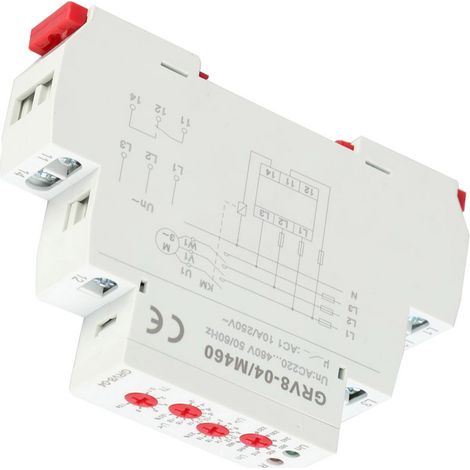 GRV8-04 Relais de surveillance et de protection de tension triphasée M460 (1/5)