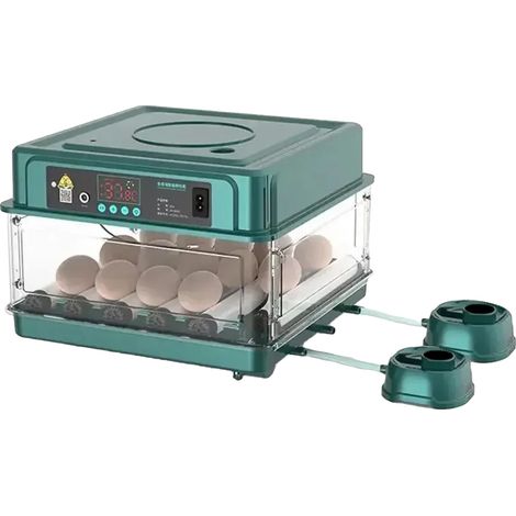 Incubadora de huevos, control automático de temperatura, funcionamiento con doble voltaje, ES 15 huevos (1/2)