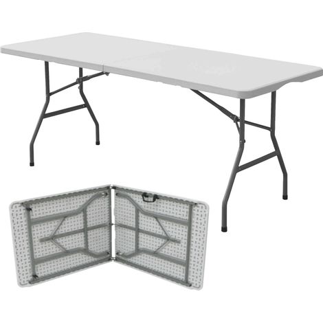 Oypla 6ft 1.8m Folding Heavy Duty Catering Trestle Party Garden Table (1/5)