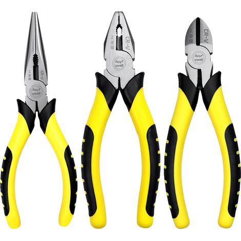 Jeu de 3 pinces, pince universelle combinée, outils (1/5)