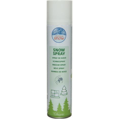 Spray de nieve metalizado verde (1/3)
