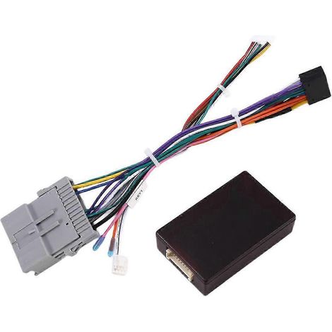Adaptateur de faisceau de câblage 16 broches pour voiture, boîtier décodeur Canbus, câble d'alimentation pour autoradio Android Hummer H2 OD-HM-01