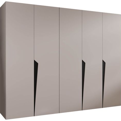 Armoire Hartford 606, Cachemire, 202x250x52cm, Portes d'armoire: Avec des charnières, Nombre d'étagères: 0 (1/5)