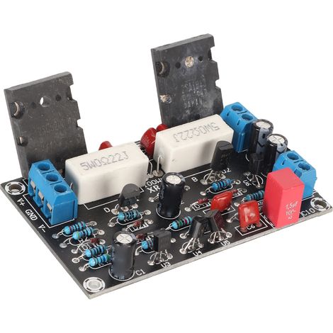 Carte Amplificateur Audio Mono 2SC5200 2SA1943 - Ampli Puissance 100W Haute Fidélité avec Protection Circuit (1/5)