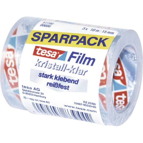 tesafilm® nastro adesivo cristallino (L x P) 10 m x 15 mm 57790 contenuto: 1 Rotolo (1/4)