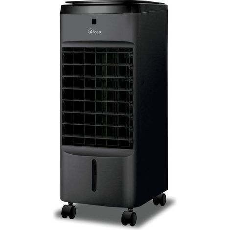 Ardes PENNY Q-BLACK AR5AMR08 Raffrescatore Evaporativo con Ruote Digitale Timer e Telecomando 4L Nero (1/5)