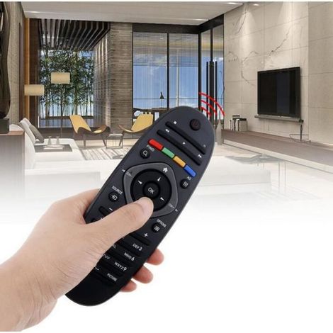 Télécommande Universelle - Philips - Noir - ABS Écologique - Durable - Facile à Utiliser (1/5)