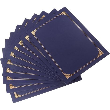 Stück Kreative Blaue Urkundenhüllen aus Papier mit Gutem