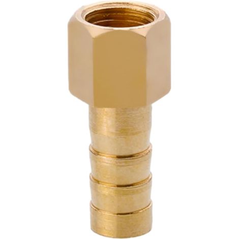 Raccord cannelé en laiton 1/2", filetage femelle, épisseur de métaux, barbillons, raccord tuyau, connecteur adaptateur pour air, eau, huile (épaisseur 8 mm) Filetage Femelle G1/8 8MM (1/5)