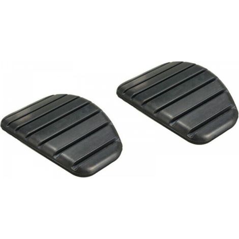 2pc Couvre-pédale d'embrayage pour voiture, Couvre-pédale de frein en caoutchouc antidérapant pour Megane Laguna Clio Kango Scenic (1/3)