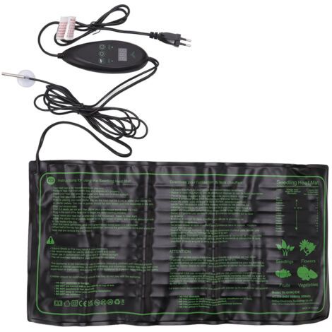 Tapis chauffant pour semis 30W 6 vitesses Coussin chauffant étanche réglable en température 220V240V EU Plug (1/5)