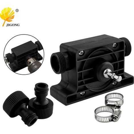 Pompe à eau électrique entraînée par perceuse, pompe à huile, mini pompe à eau, pompe à eau portable, la configuration standard comprend deux connecteurs. (1/5)