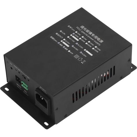 Alimentation PDLC 200 W avec télécommande et variateur de lumière pour vitrage, fusible intégré, entrée 220 V CA, sortie 60 V CA. (1/5)