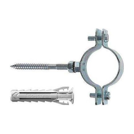 Collares pesados CPT 1½" – zincados con tornillo y taco SX Plus – Fischer
