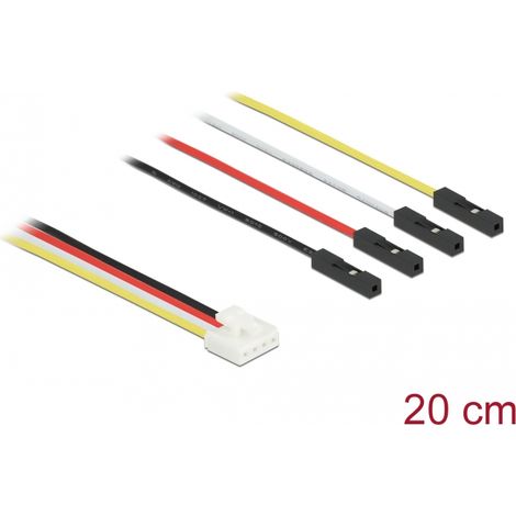 Delock Cable de conversión IOT Grove 4 x pin macho a 4 x Jumper hembra 20 cm