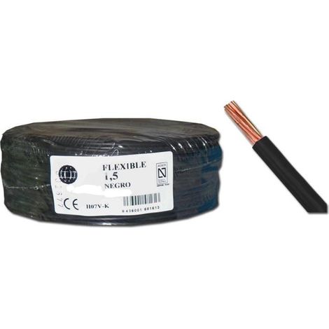 FPLUS cable electrico flexible 6,0 mm de 100 mt negro h6ng , cable electrico flexible 6,0 mm de 100 mt negro h6ng