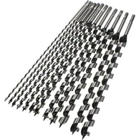 Broca de punta Brad 460 mm – Para madera dura – Acero de alto contenido en carbono – Perforación rápida y precisa – 14 mm 1 unidad (1/4)