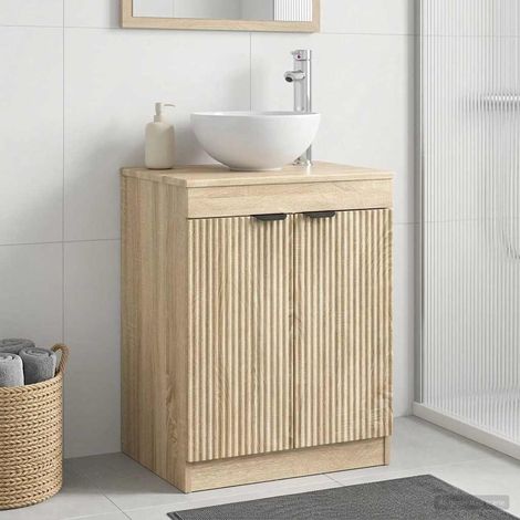 vidaXL Mobile da Bagno Rovere Sonoma 54 x 41 x 70 cm